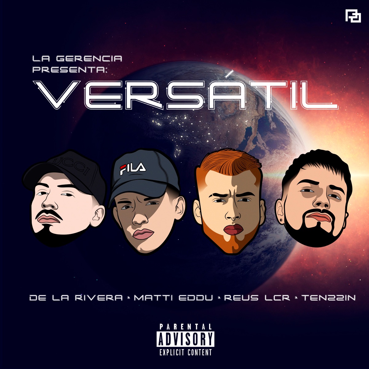 Versátil (with Tenzzin) - EP by DeLa Rivera, Matti Eddu & Reus LCR album cover