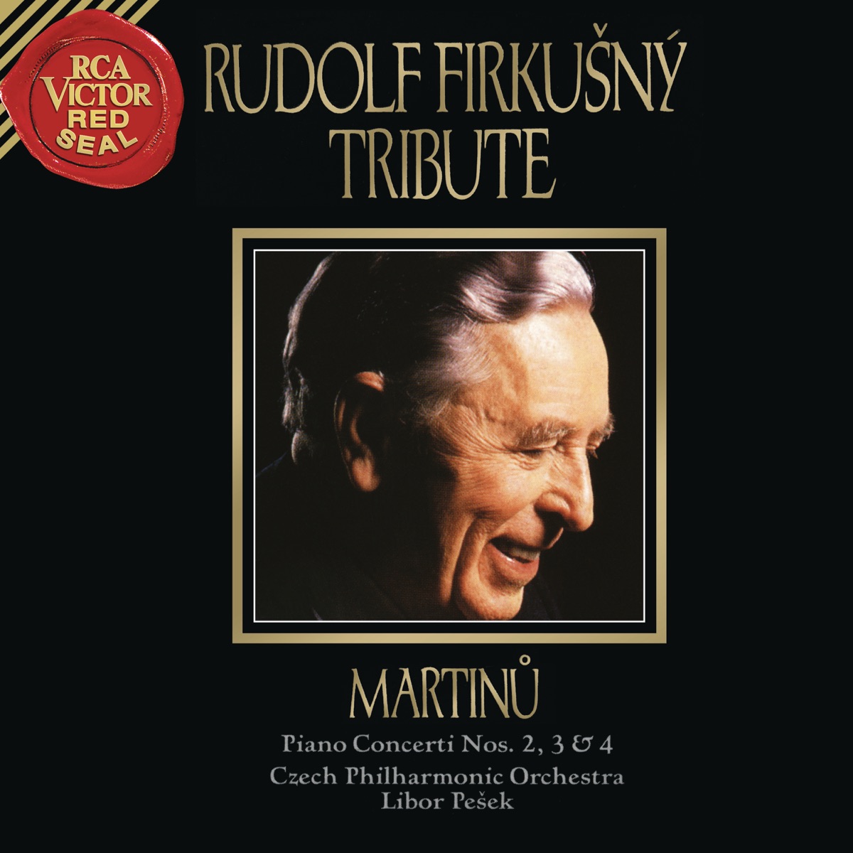 Martinu: Piano Concertos Nos. 2, 3 & 4 by Rudolf Firkusny album cover