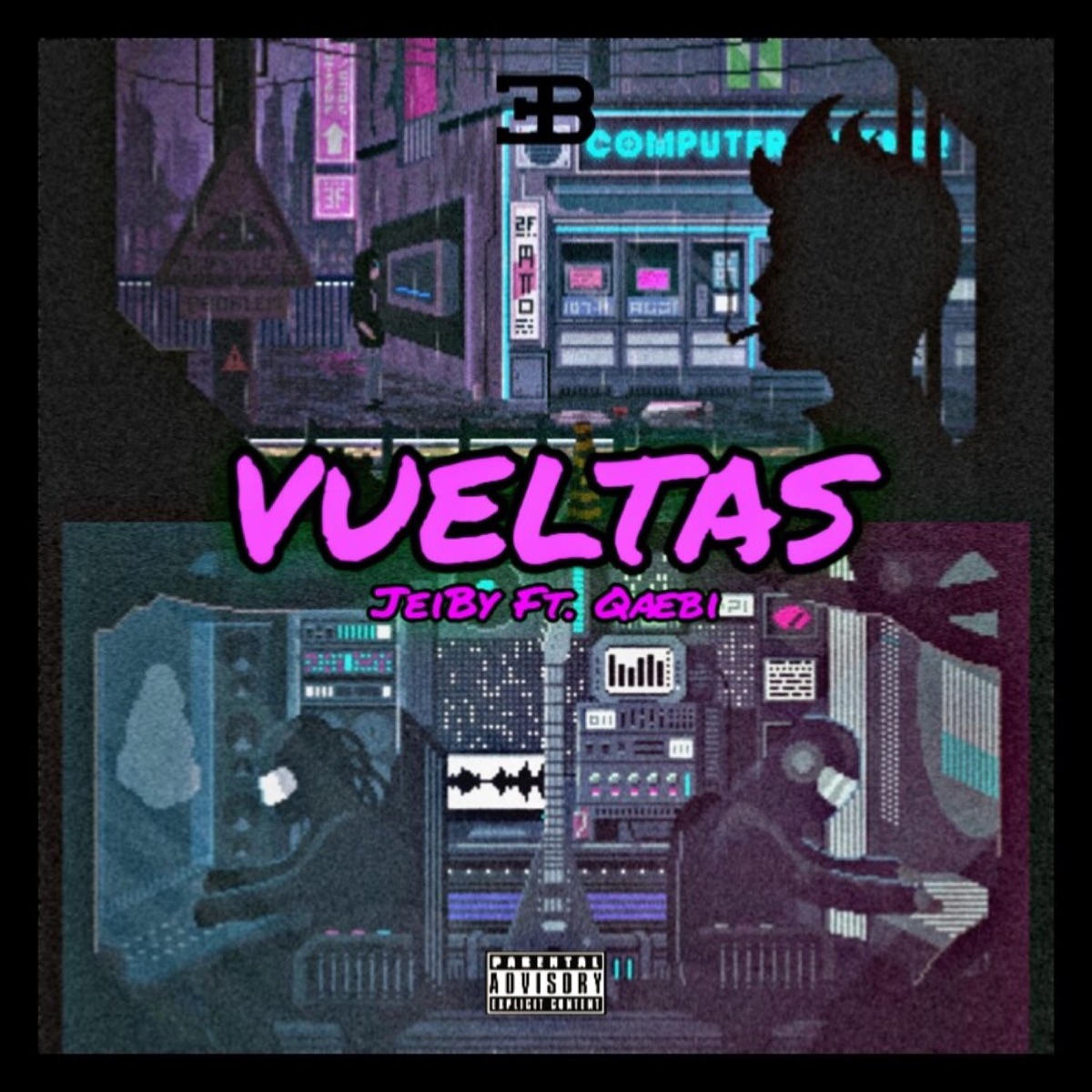 Vueltas (feat. Qaebi) - Single by JeiBy BFM album cover