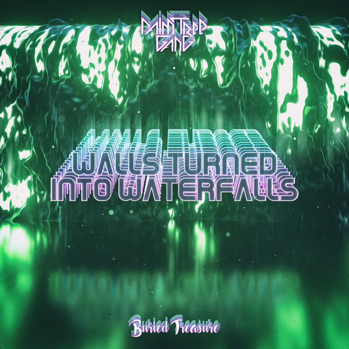 Walls Turned Into Waterfalls - Single by Palm Tree Gang album cover