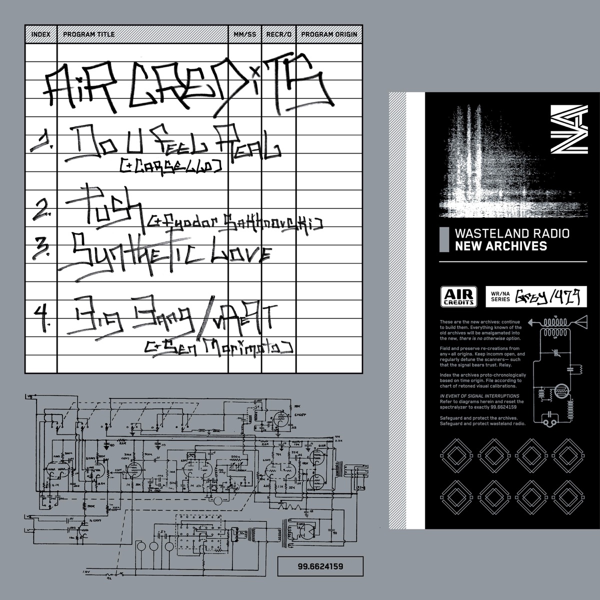 Wasteland Radio New Archives (Grey/429) - EP by Air Credits, Show You Suck & The Hood Internet album cover