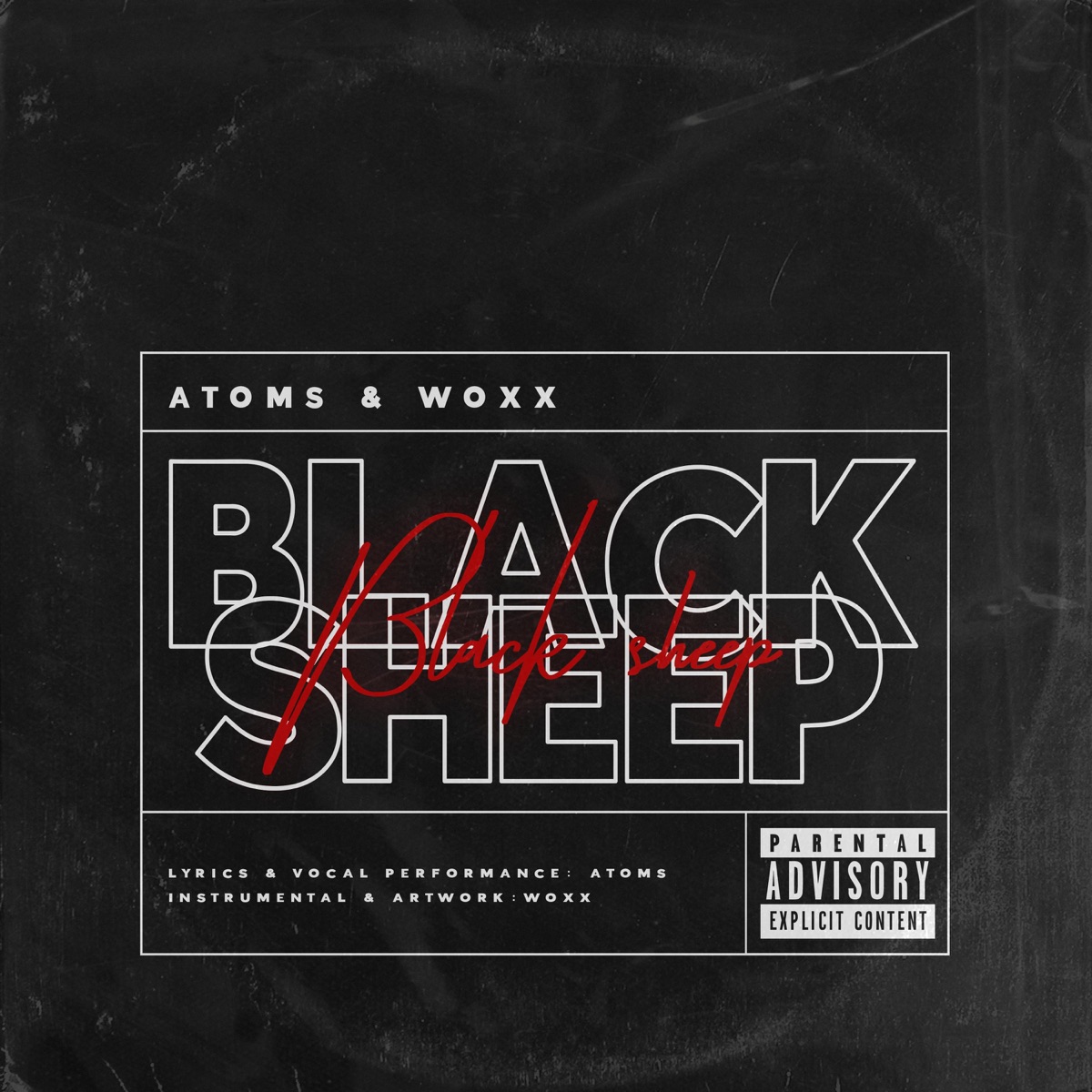 Black Sheep (feat. WOXX) - Single by Atoms album cover