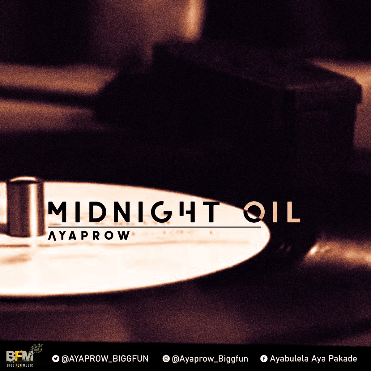 Midnight Oil - Single by AyaProw album cover
