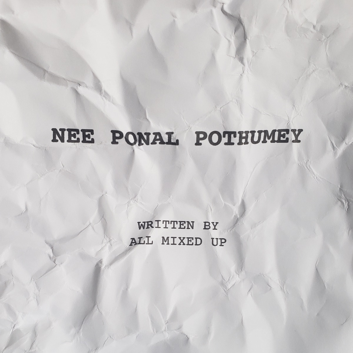 Nee Ponal Pothumey - Single by All Mixed Up album cover