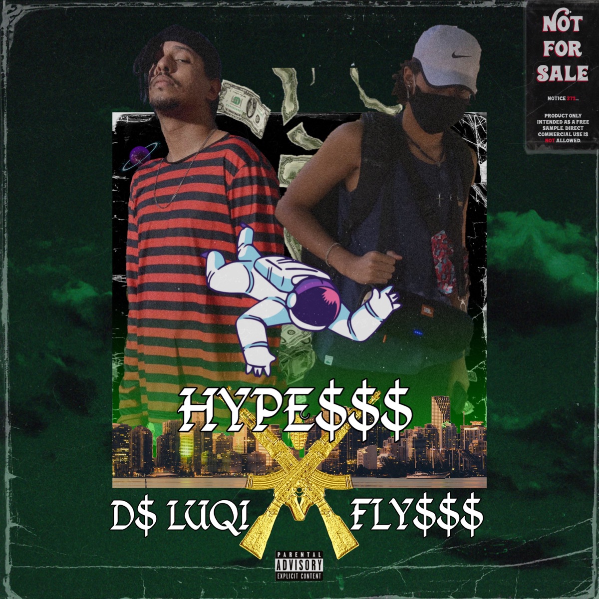 Hype$$$ (feat. D$ Luqi) - Single by FLY$$$ album cover