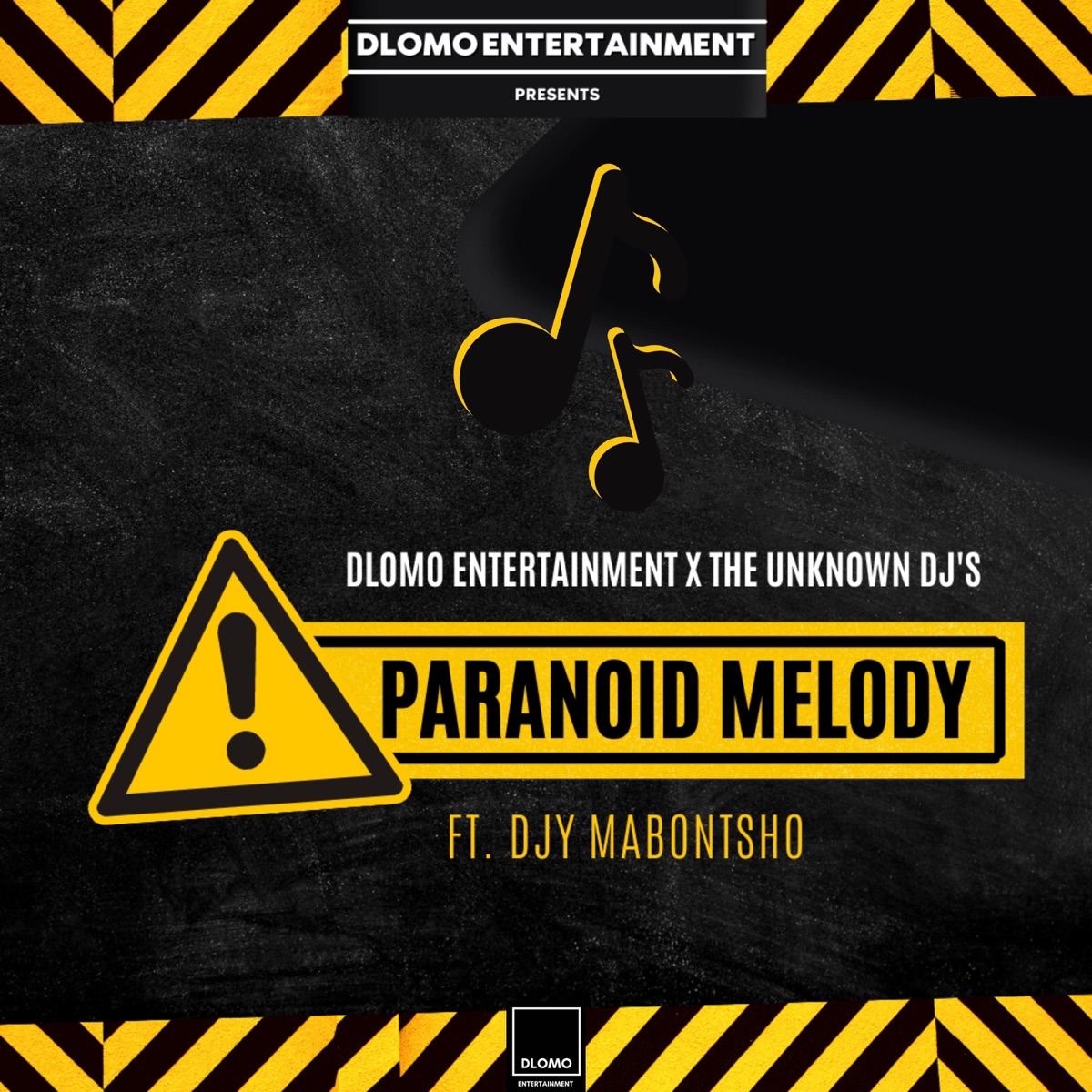 Paranoid Melody (feat. Djy mabontsho) - Single by Dlomo Entertainment & The Unknown DJ's album cover
