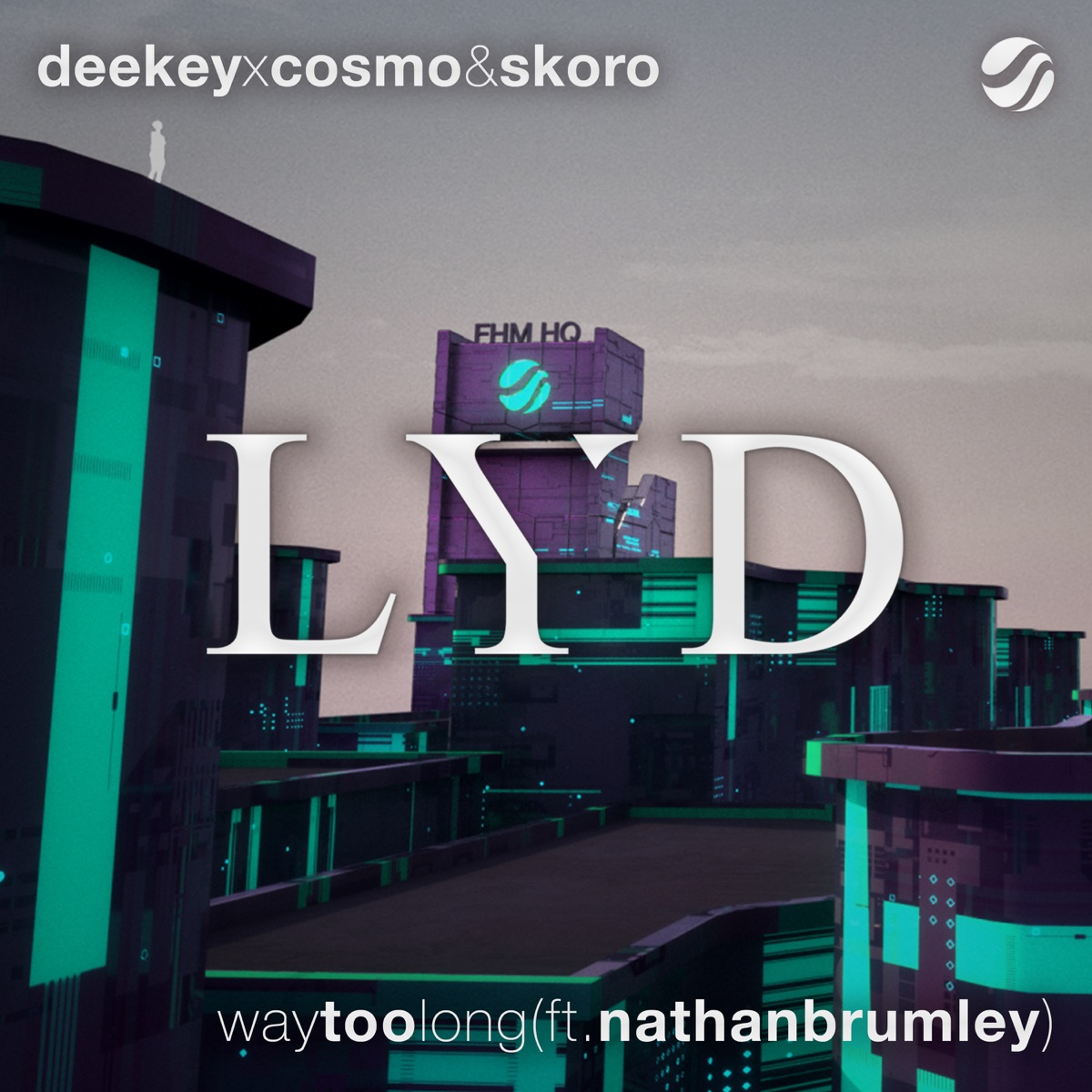 Way Too Long - Single by Deekey, Cosmo & Skoro & Nathan Brumley album cover