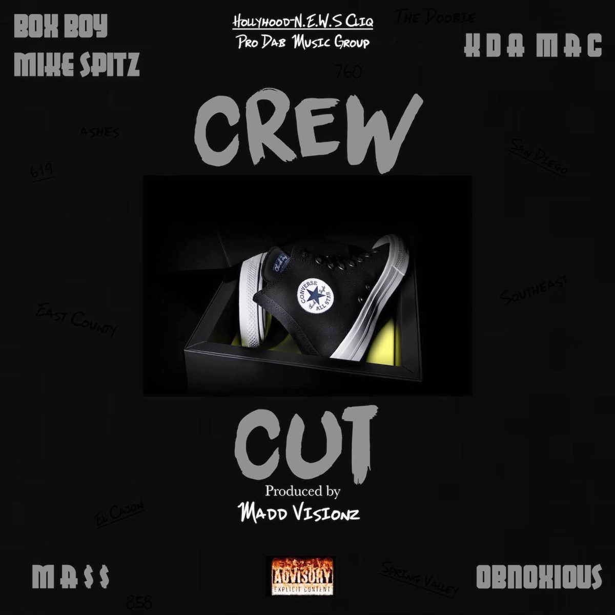 Crew Cut (feat. Mass, Kda Mac & Obnoxious) - Single by Box Boy Mike Spitz album cover