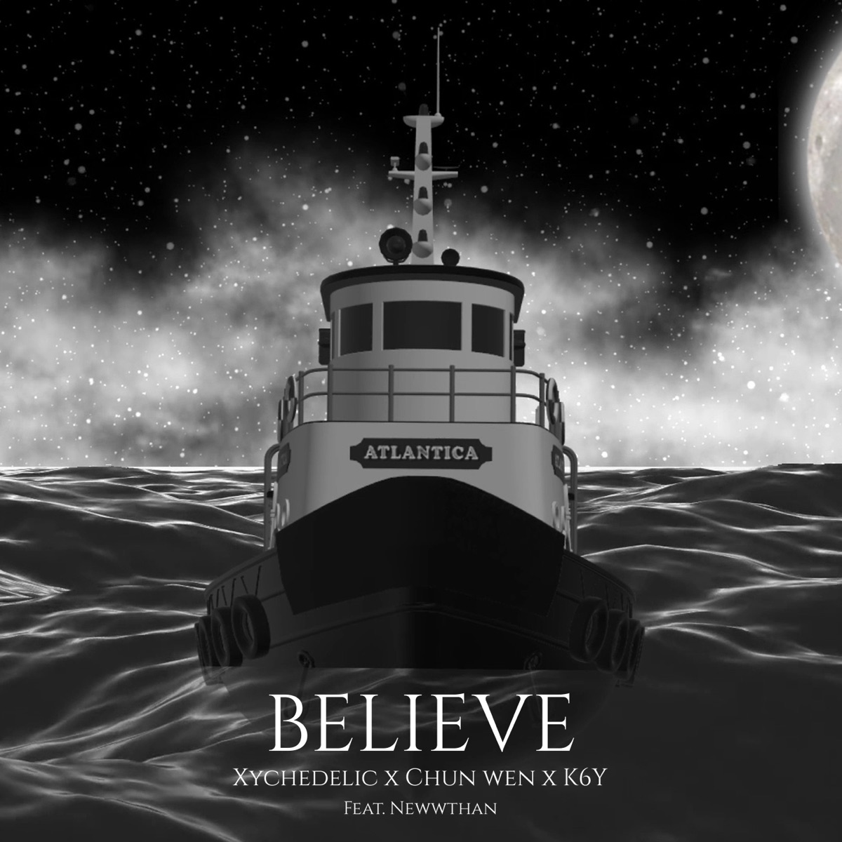 Believe (feat. Newwthan) - Single by Xychedelic, Chunwen & K6Y album cover
