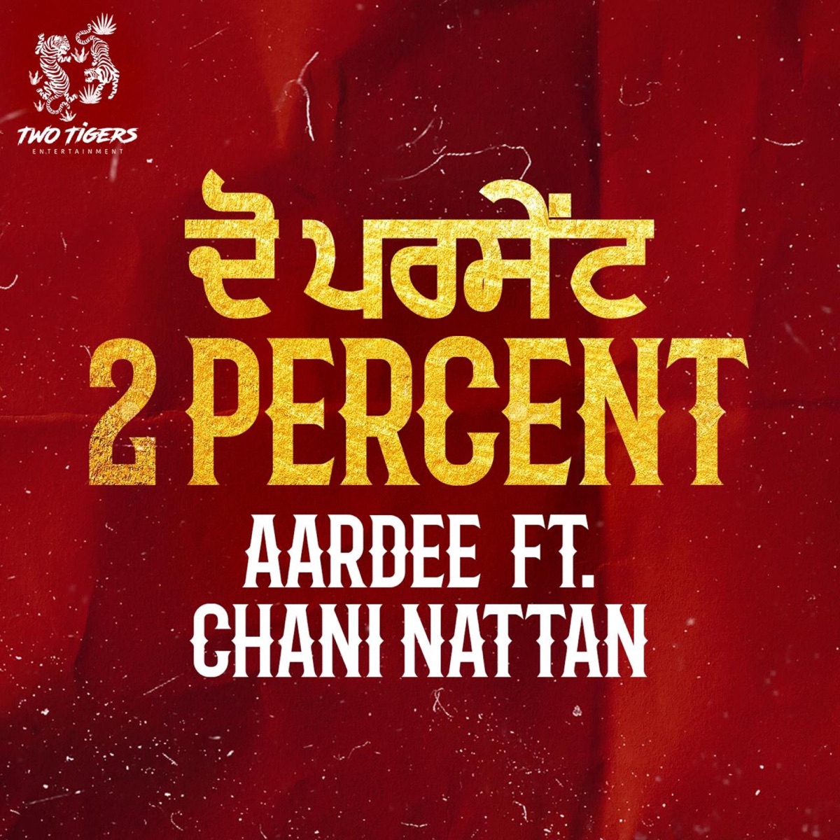 2 Percent (feat. Chani Nattan) - Single by Aardee album cover