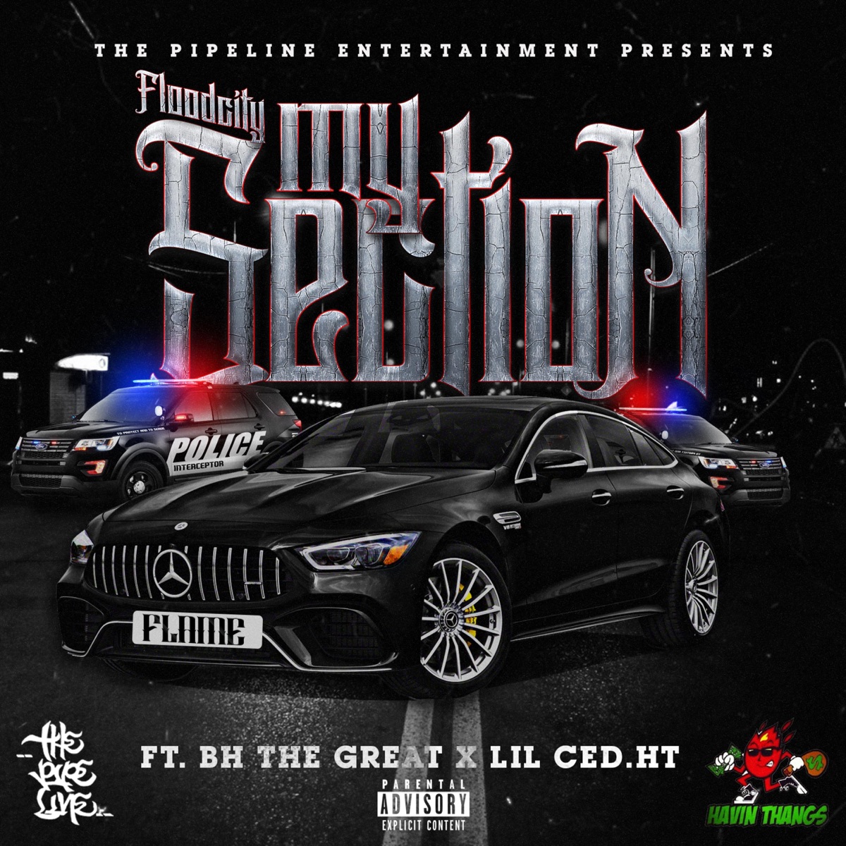 My Section (feat. BH the Great & LilCed.Ht) - Single by Floodcity album cover