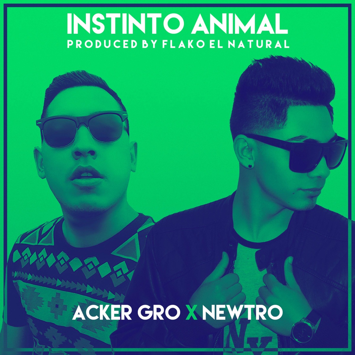 Instinto Animal - Single by Newtro & Acker Gro album cover