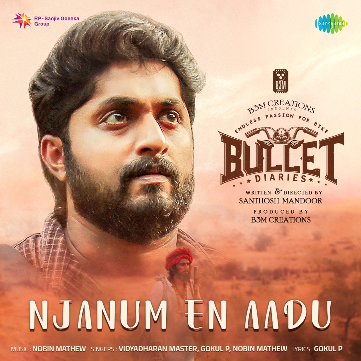 Njanum En Aadu (From "Bullet Diaries") - Single by Vidyadharan Master, Gokul P & Nobin Mathew album cover