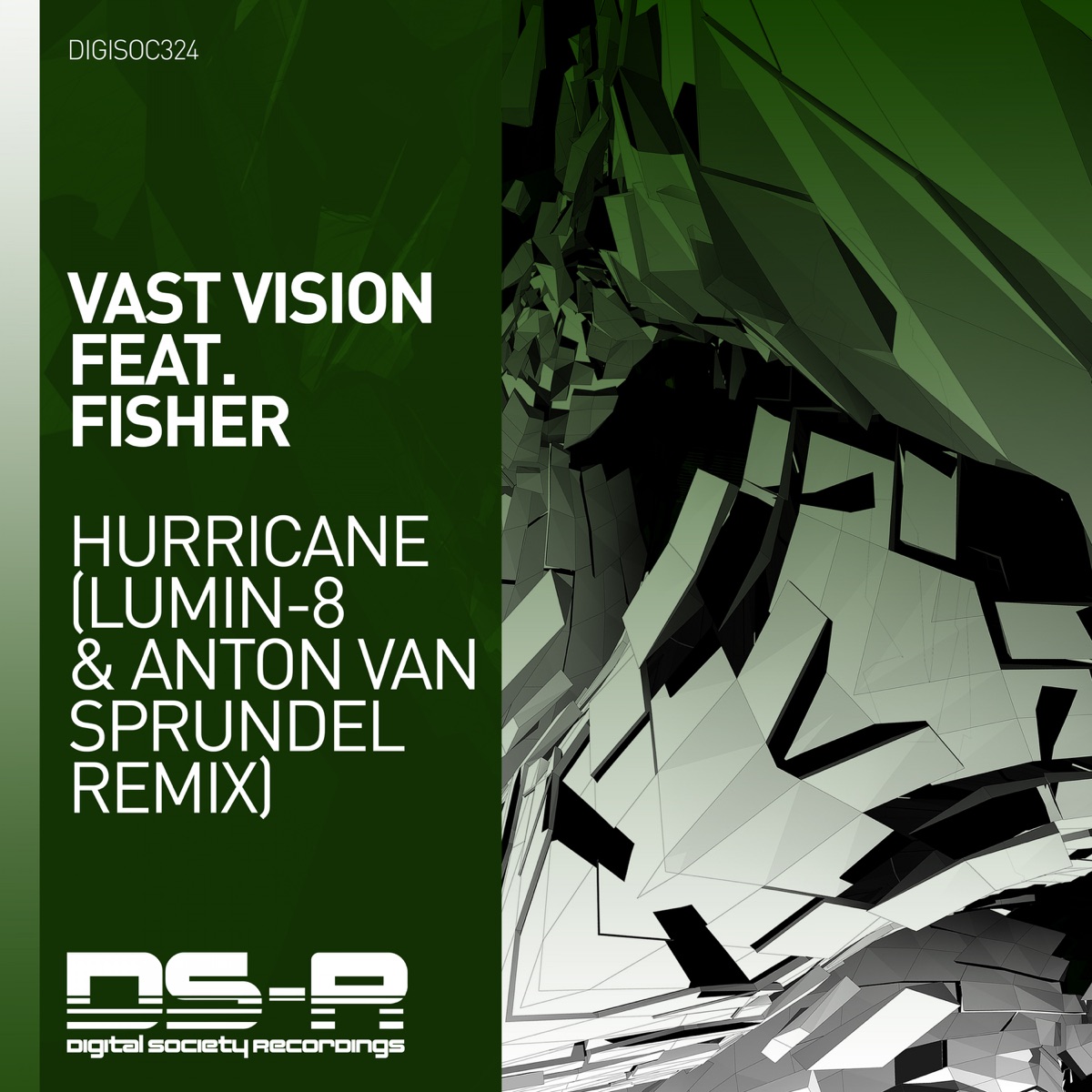 Hurricane (Lumin-8 & Anton van Sprundel Remix) [feat. Fisher] - Single by Vast Vision album cover