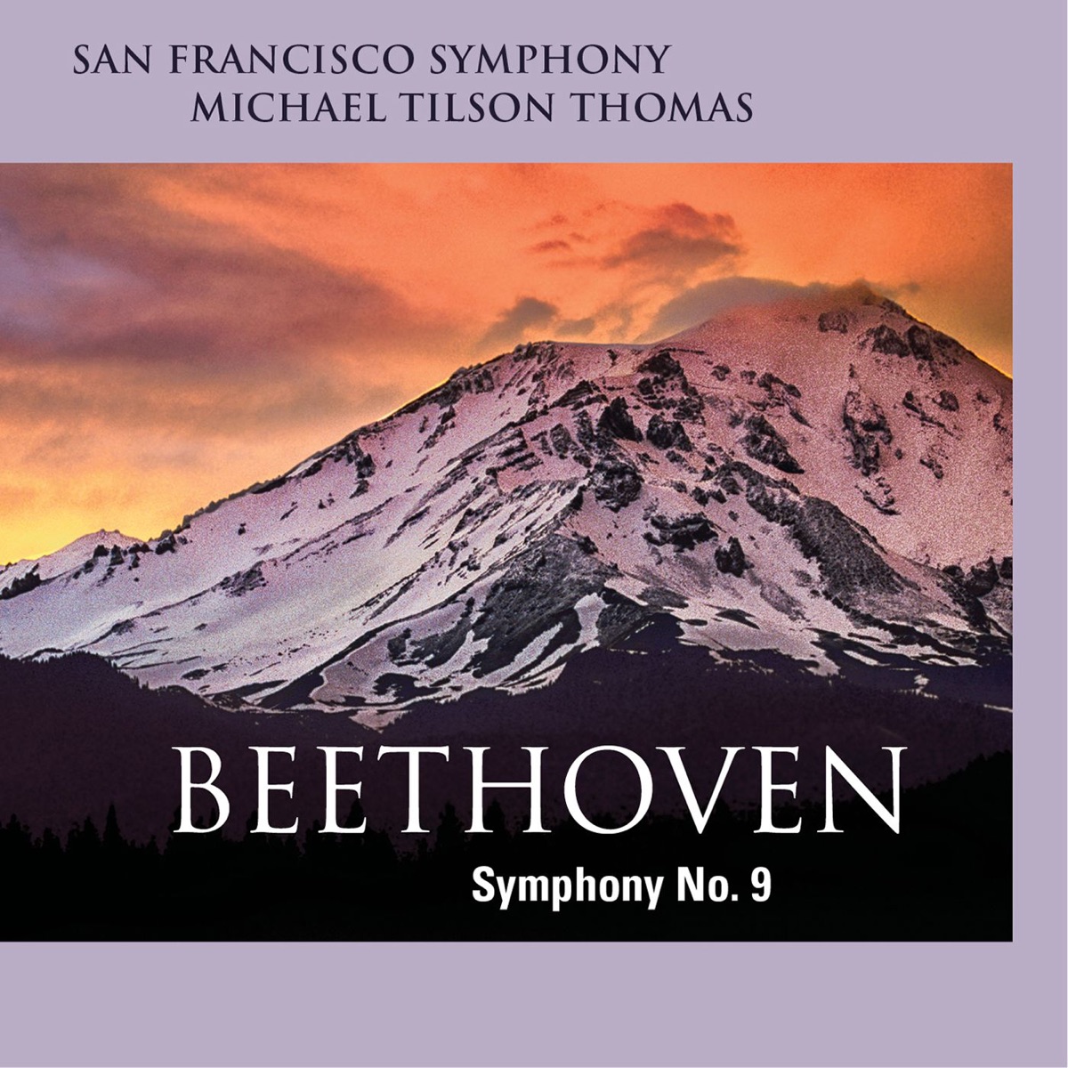 Beethoven: Symphony No. 9 by Nathan Berg, San Francisco Symphony Chorus, Michael Tilson Thomas, Kendall Gladen, San Francisco Symphony, Erin Wall & William Burden album cover