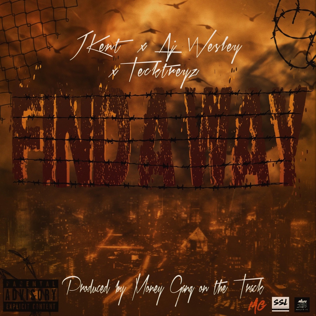 Find a Way (feat. Teck Treyz) - Single by J Kent & AJ Wesley album cover