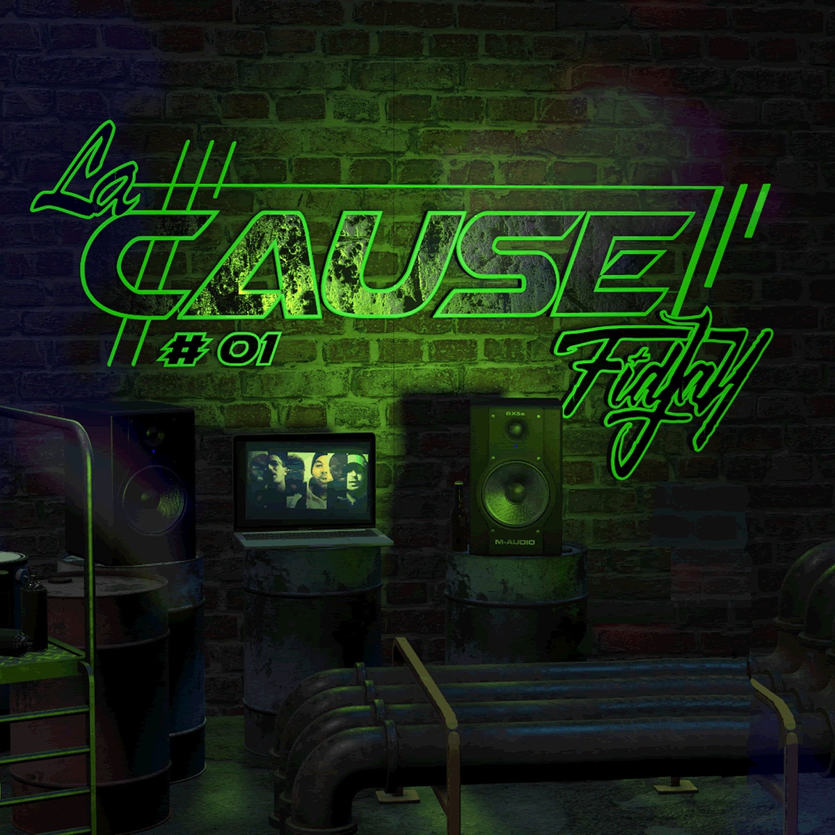 La cause #01 - Single (feat. Zefo, LEE J, Big Eas, Dyran, Atonatt & Belek) - Single by Fidjay album cover
