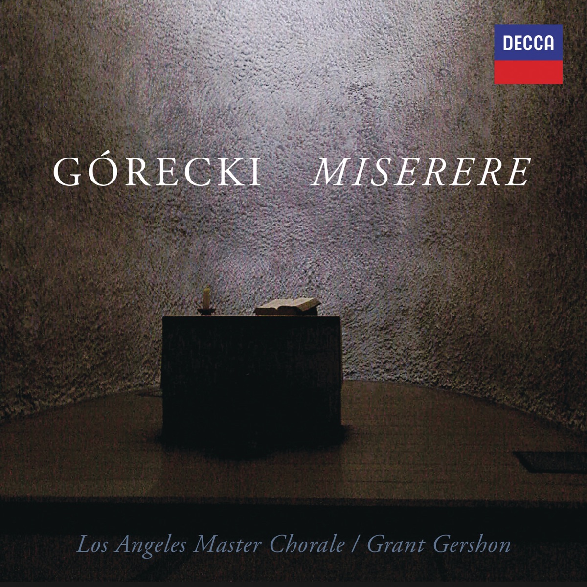 Górecki: Miserere by Los Angeles Master Chorale & Grant Gershon album cover