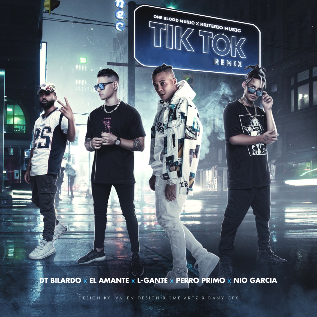 Tik Tok (Remix) [feat. Perro Primo & El Amante] - Single by DT.Bilardo, L-Gante & El Amante album cover