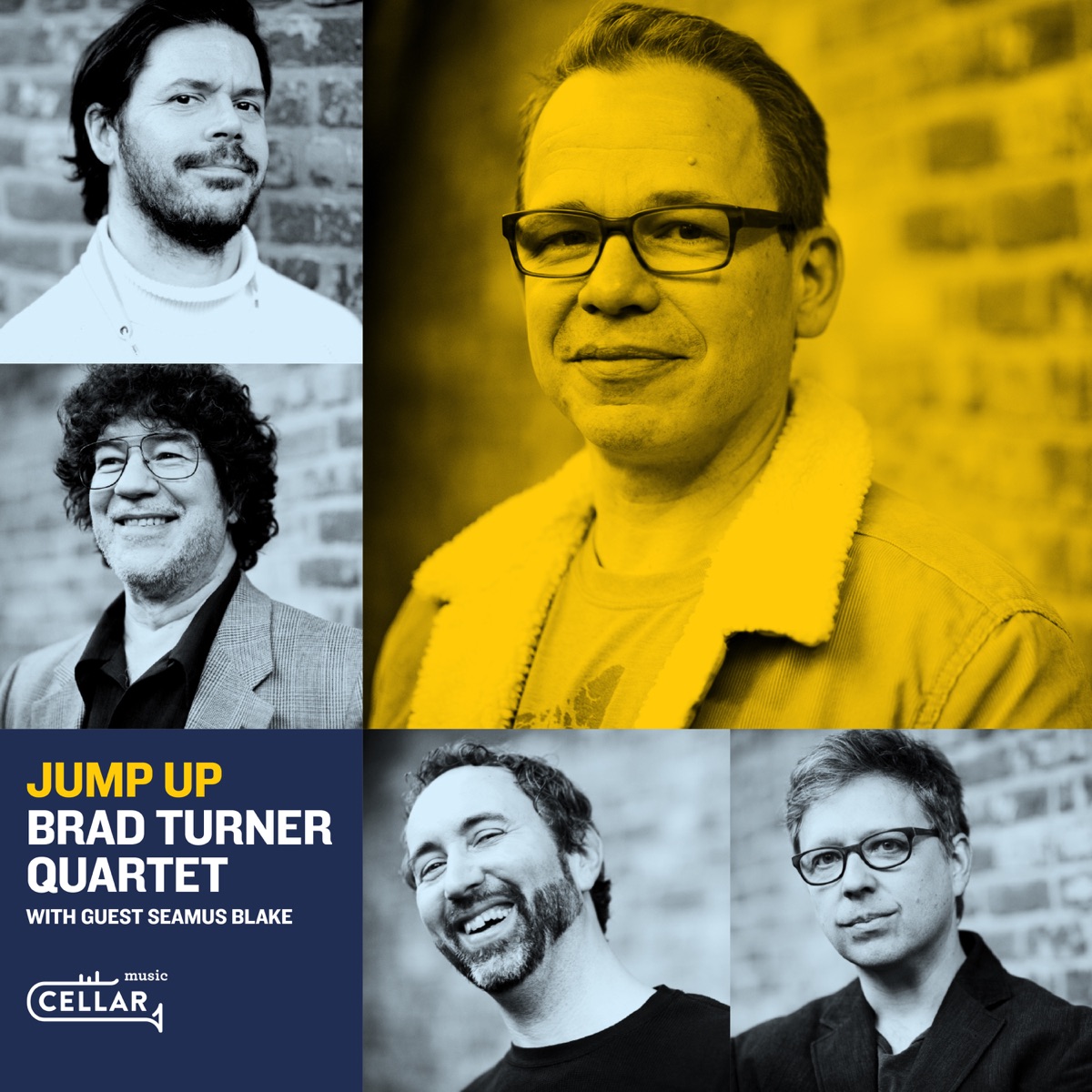 Jump Up (feat. Seamus Blake) by Brad Turner Quartet album cover