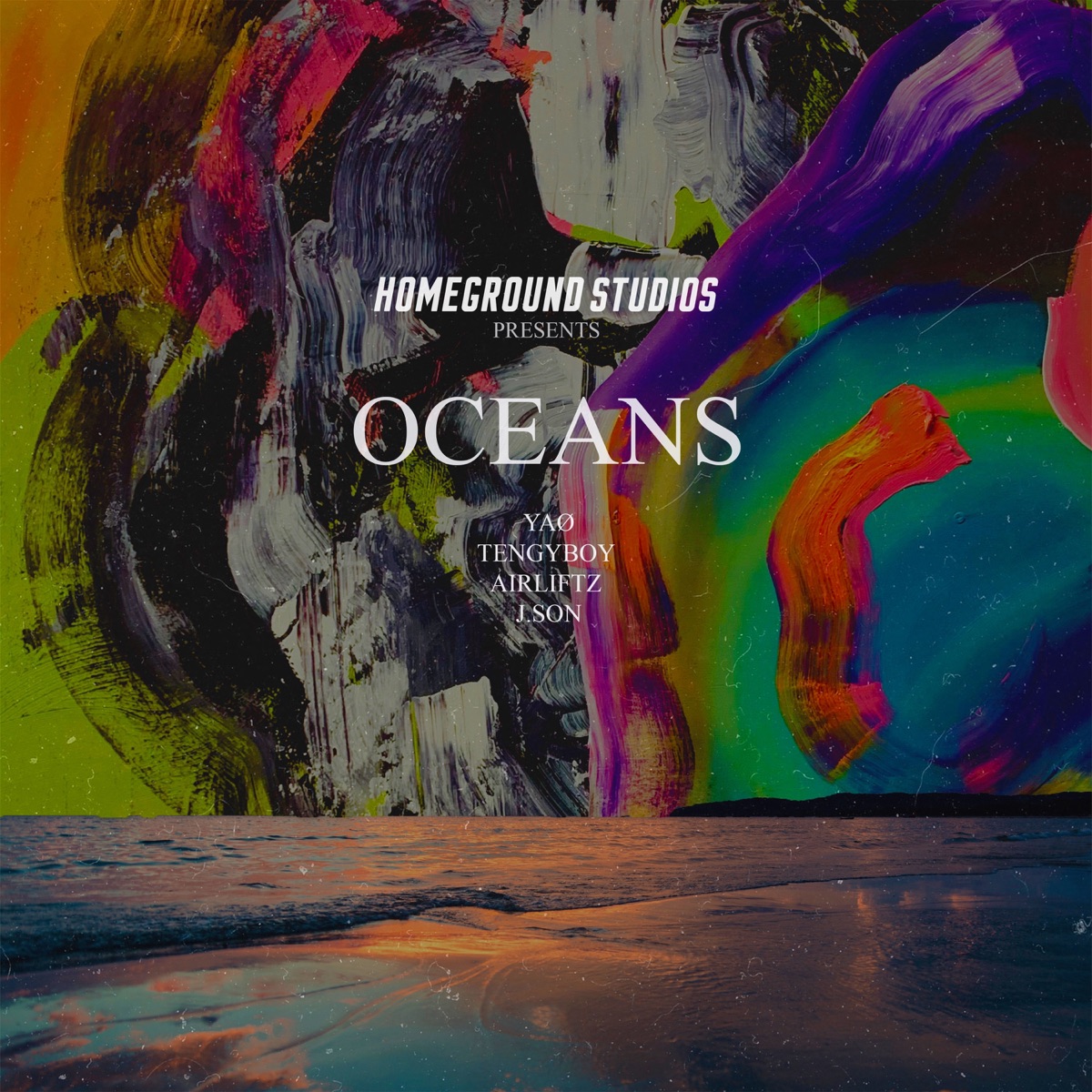 Oceans - Single (feat. YAØ & Airliftz) - Single by Homeground Studios, Tengyboy & J.SON album cover