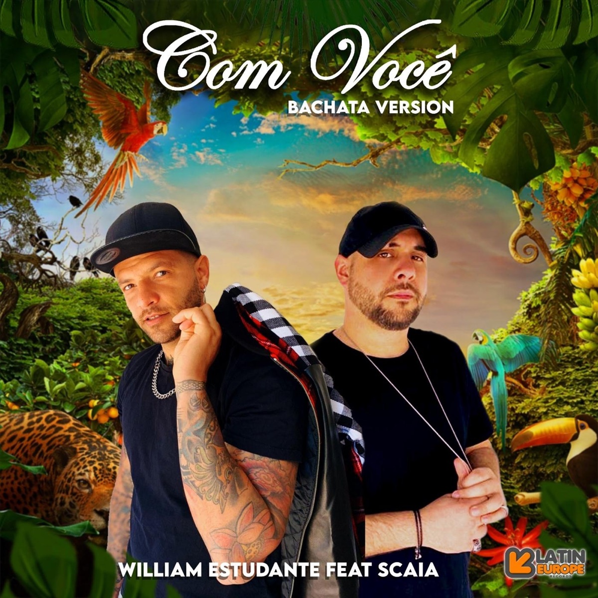 Com Você (Bachata Version) [feat. Scaia] - Single by William Estudante album cover