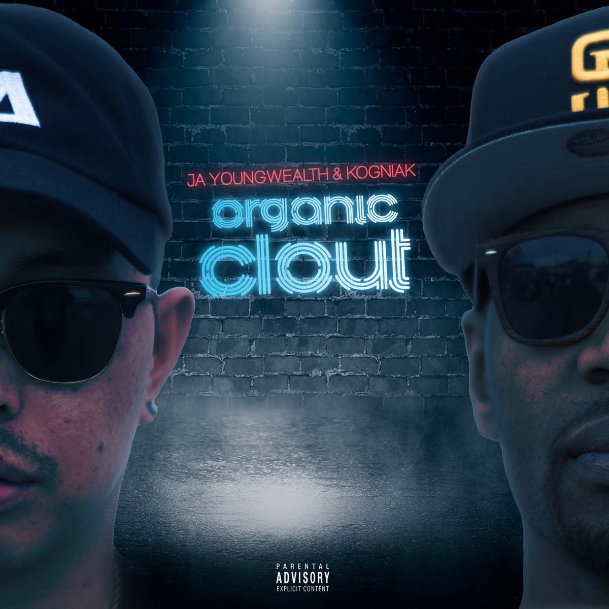Organic Clout - EP by JA Young Wealth & Kogniak album cover