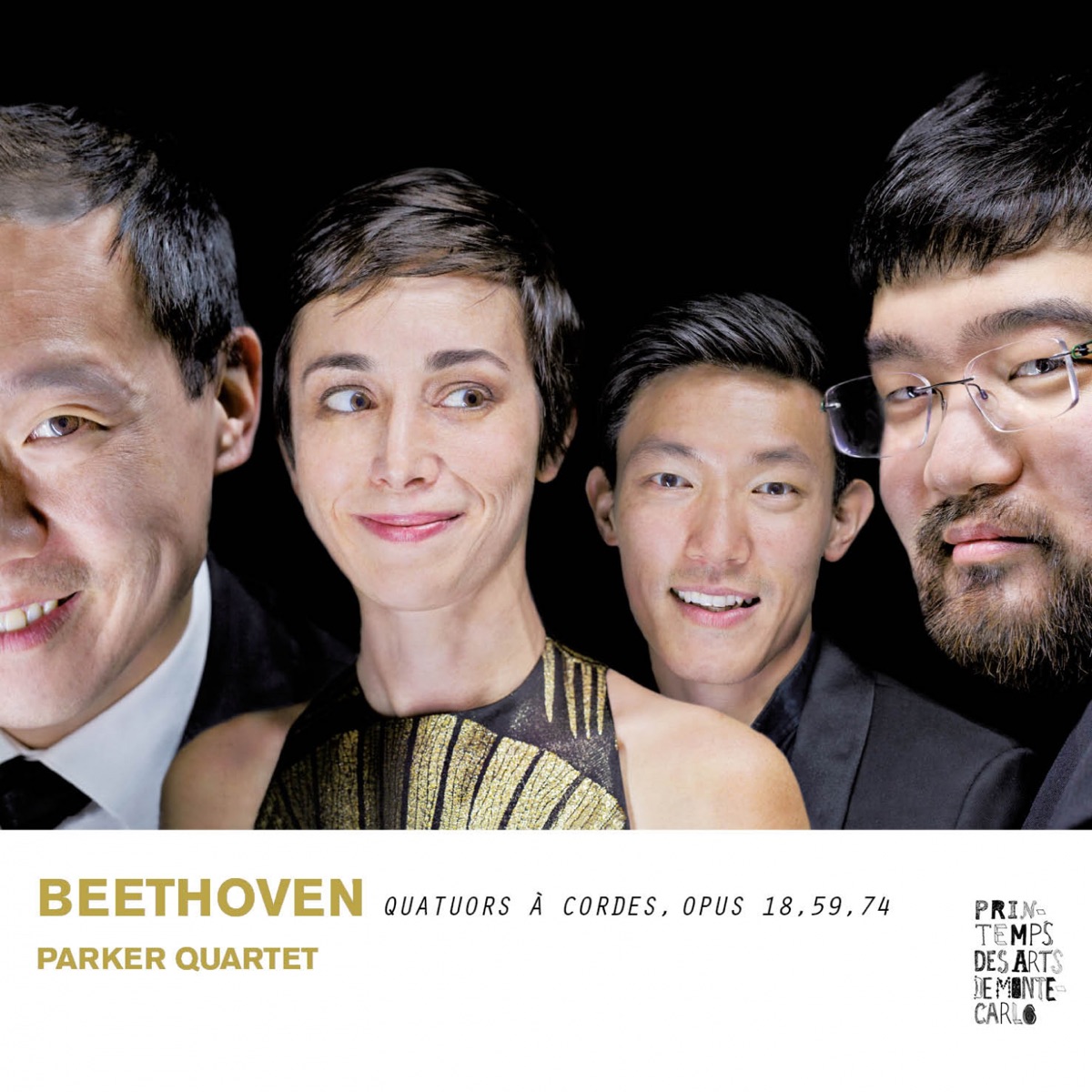Beethoven - Quatuors à cordes, Op.18, 59 & 74 by Parker Quartet album cover