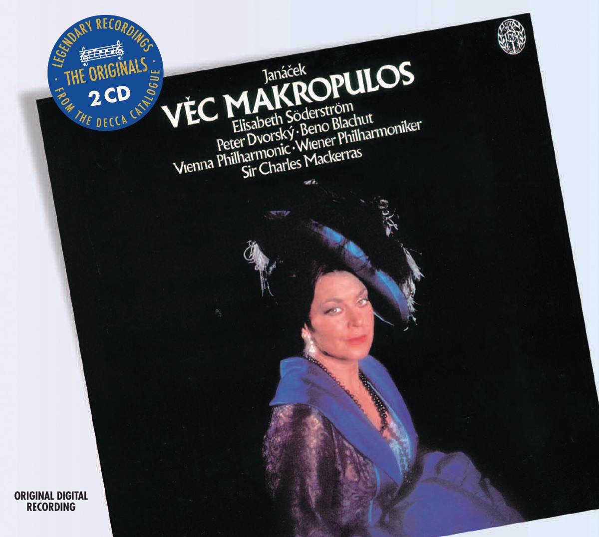 Janácek: Vec Makropulos & Lachian Dances by Elisabeth Söderström, Peter Dvorský, Vienna Philharmonic & Sir Charles Mackerras album cover