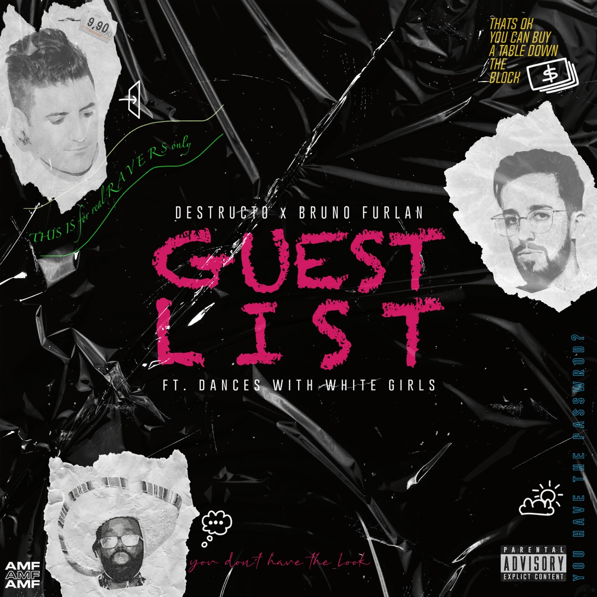 Guest List (feat. Dances With White Girls) - Single by Destructo & Bruno Furlan album cover