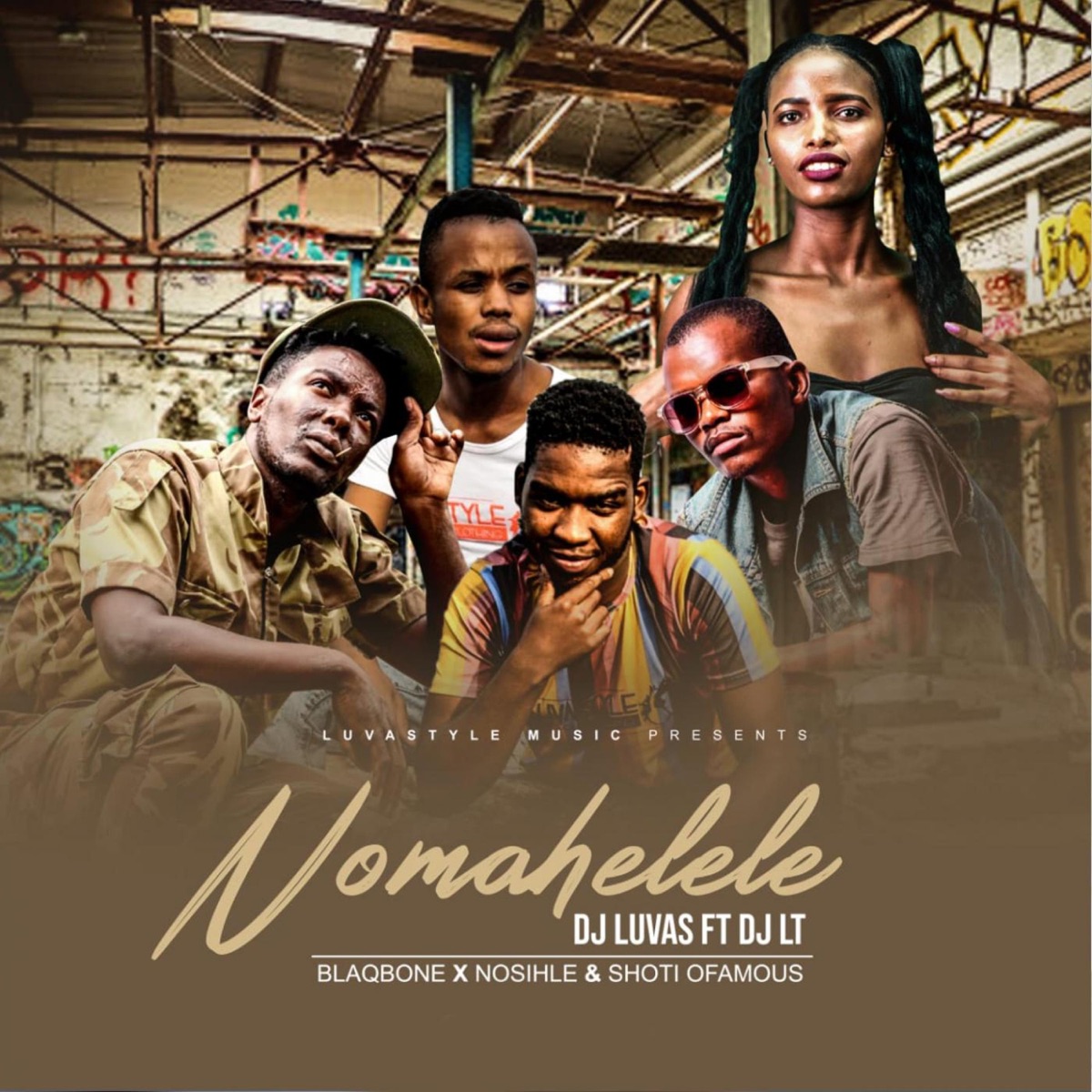 Nomahelele (feat. Dj LT, Blaq Bone, Nosihle & Shoti Ofamous) - Single by DJ LUVAS album cover