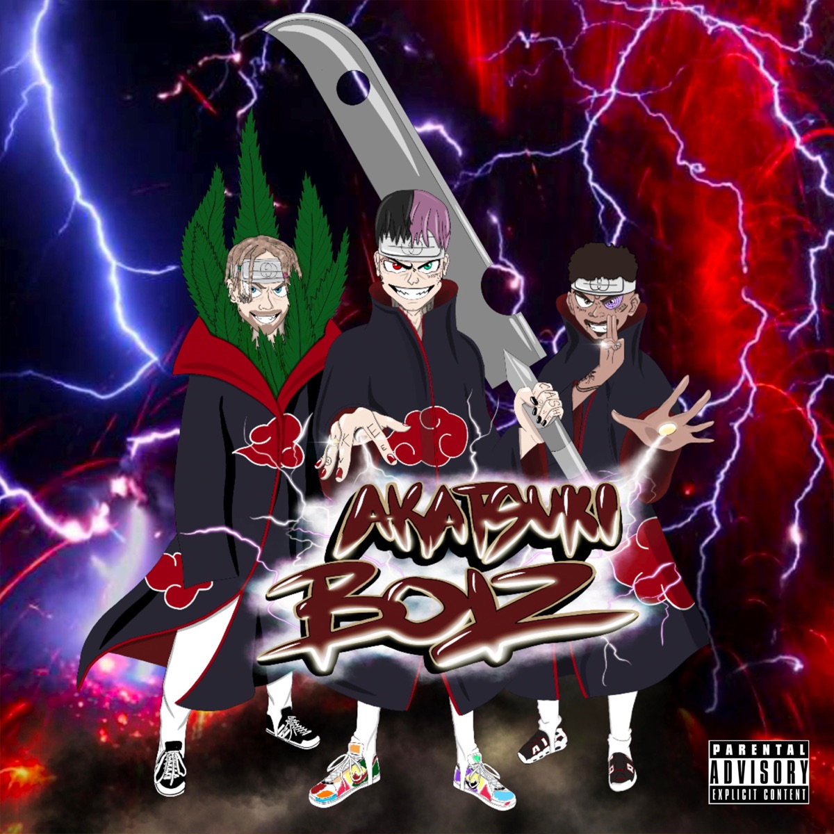 Akatsuki boiz - EP by Vercetti CG, Shaka CG & Central Gang album cover
