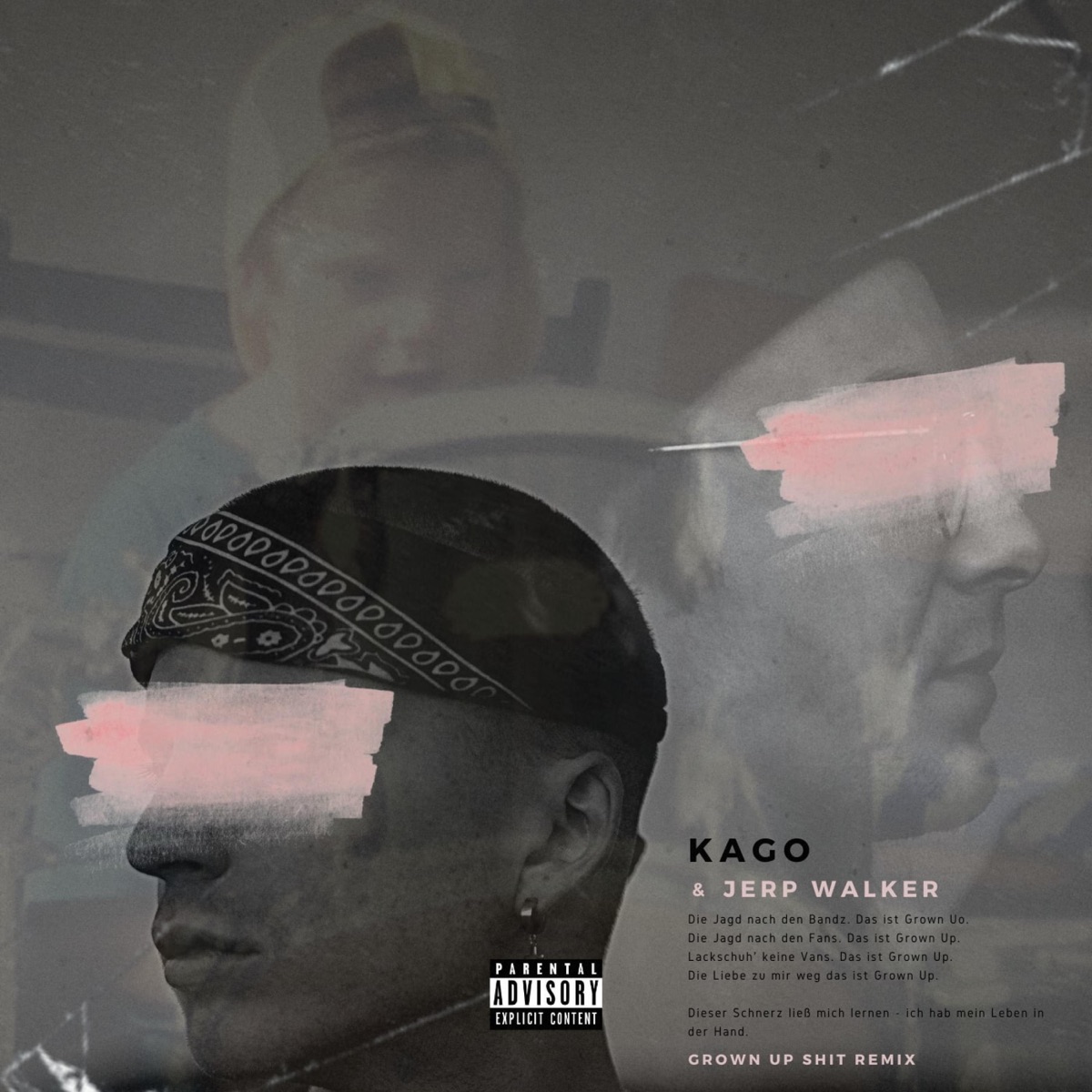 Grown up Shit (Remix) - Single by Kago & Jerp Walker album cover