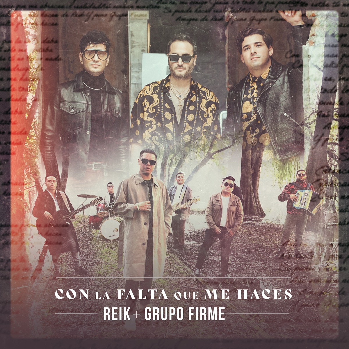 Con la Falta Que Me Haces (Con Grupo Firme) - Single by Reik & Grupo Firme album cover