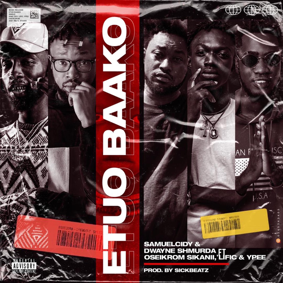 Etuo Baako (feat. Dwayne Shmurda, Itzlific, Oseikurom Sikanii & Ypee) - Single by Samuel Cidy album cover