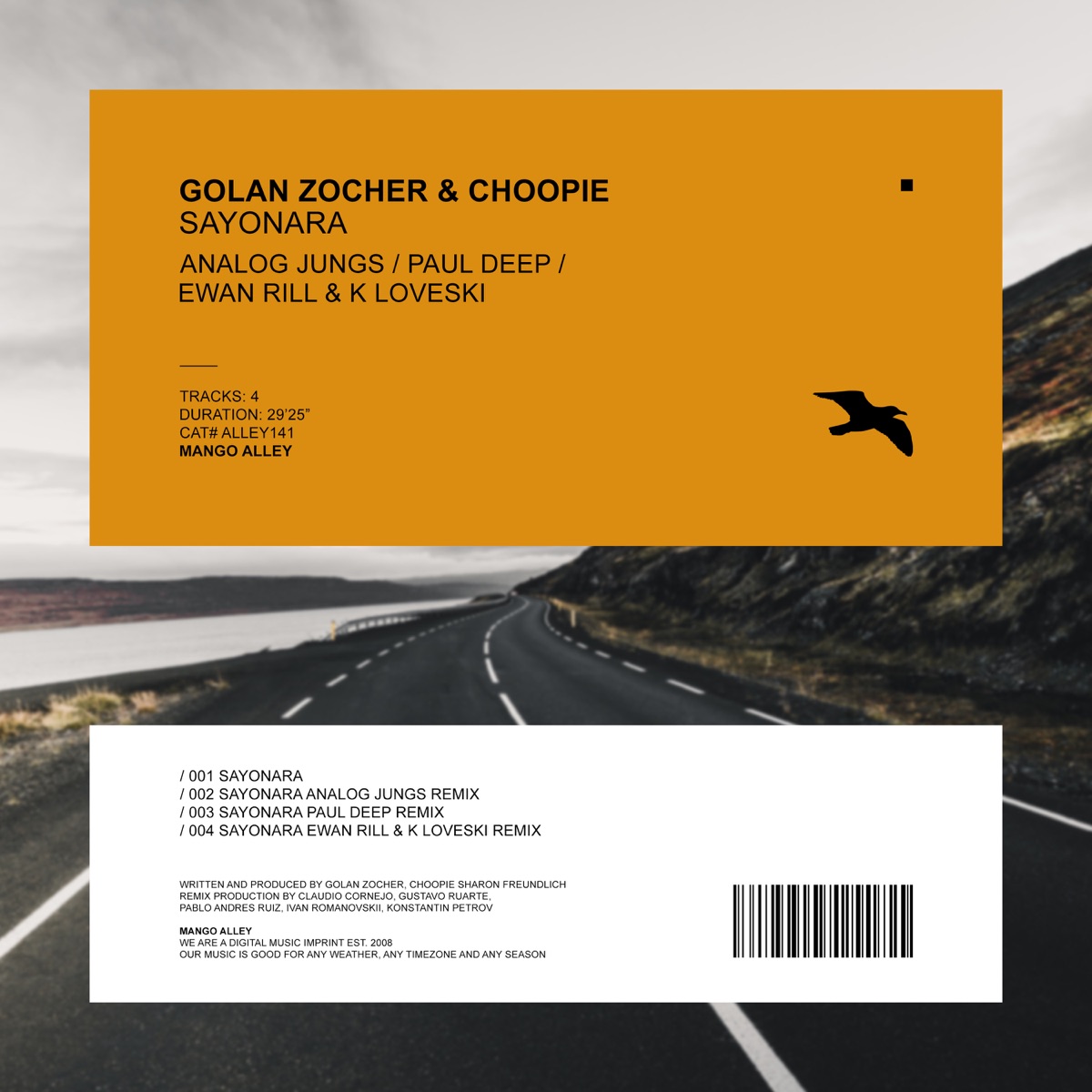 Sayonara - EP by Golan Zocher & Choopie album cover