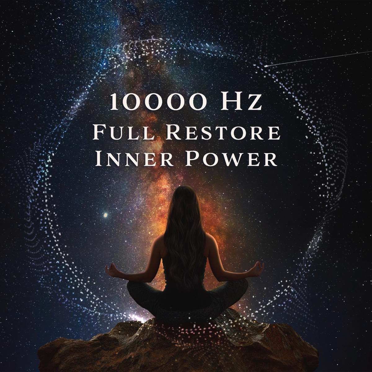 10000 Hz Full Restore Inner Power: Ultra Healing Vibrations by Jayson Freedom, Jonathan Mantras & Mary Woodland album cover