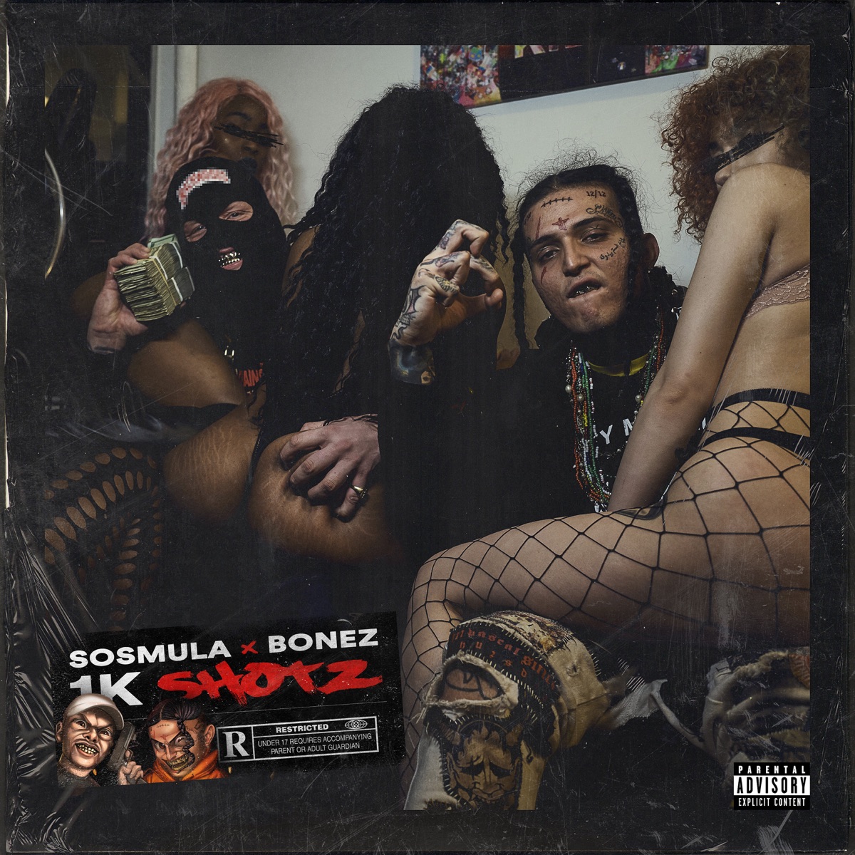 1K Shotz (feat. Bonez MC) - Single by SosMula album cover