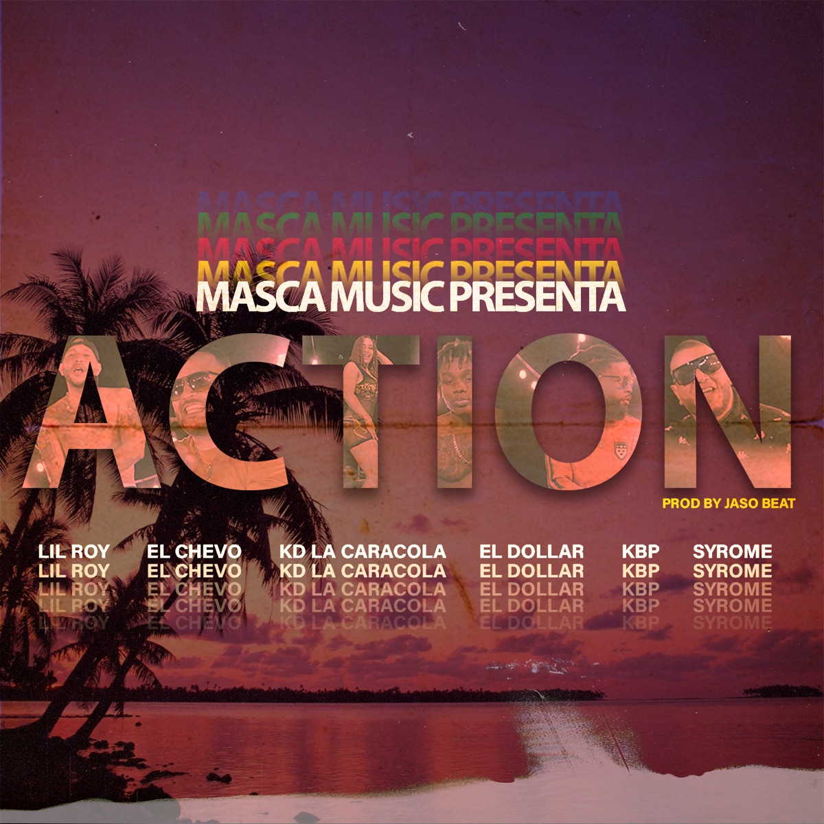Action (feat. Syrome, KBP, El Dollar, KD La Caracola & El Chevo) - Single by Lil Roy album cover