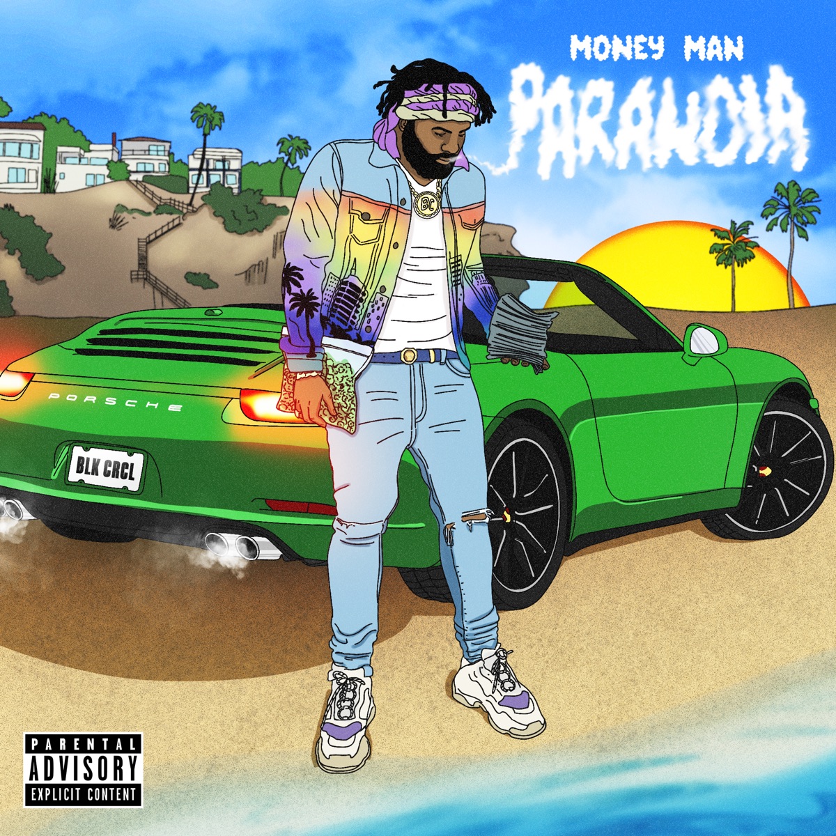 Paranoia by Money Man album cover