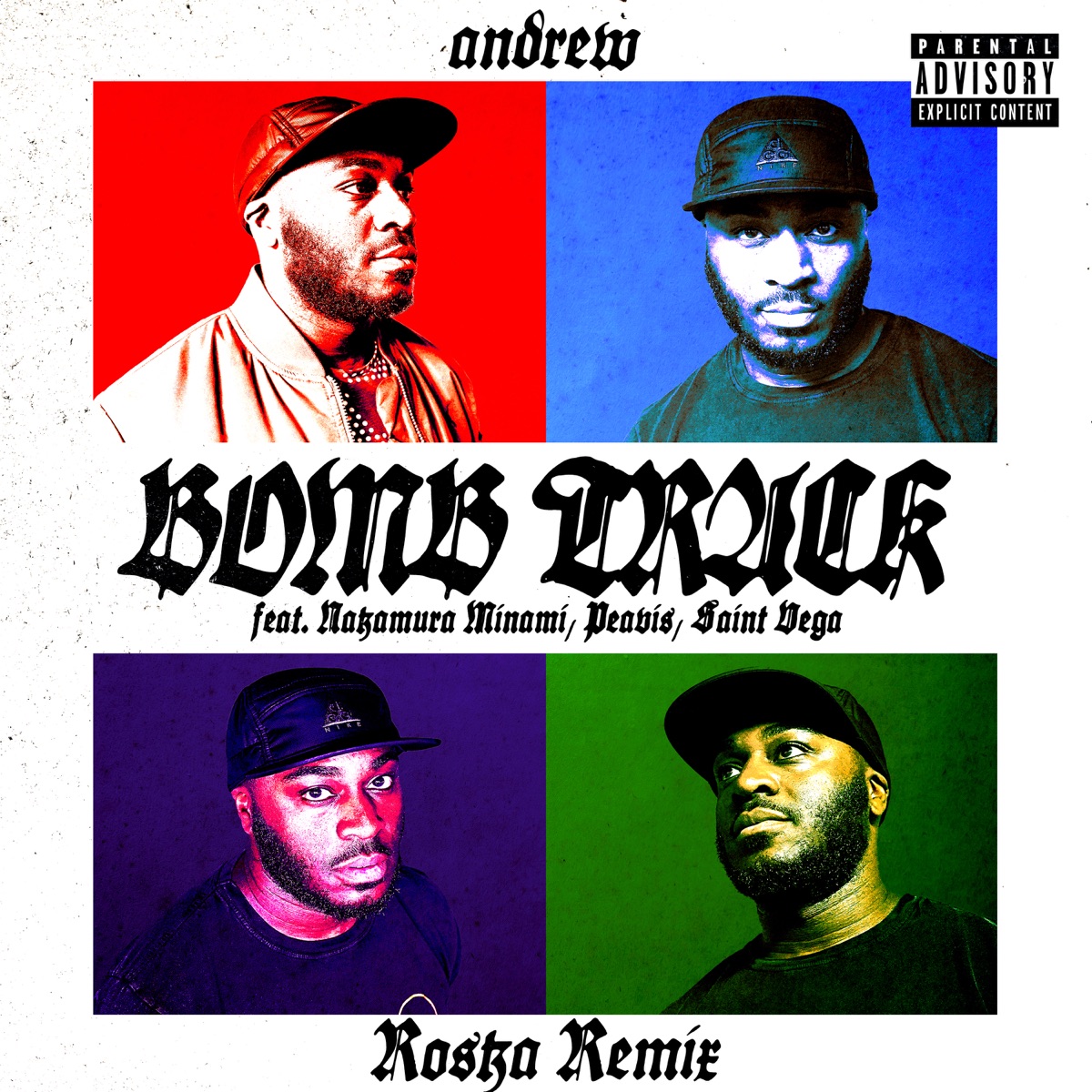 Bombtrack (feat. なかむらみなみ, Peavis & Saint Vega) (Roska Remix) - Single by andrew, なかむらみなみ album cover