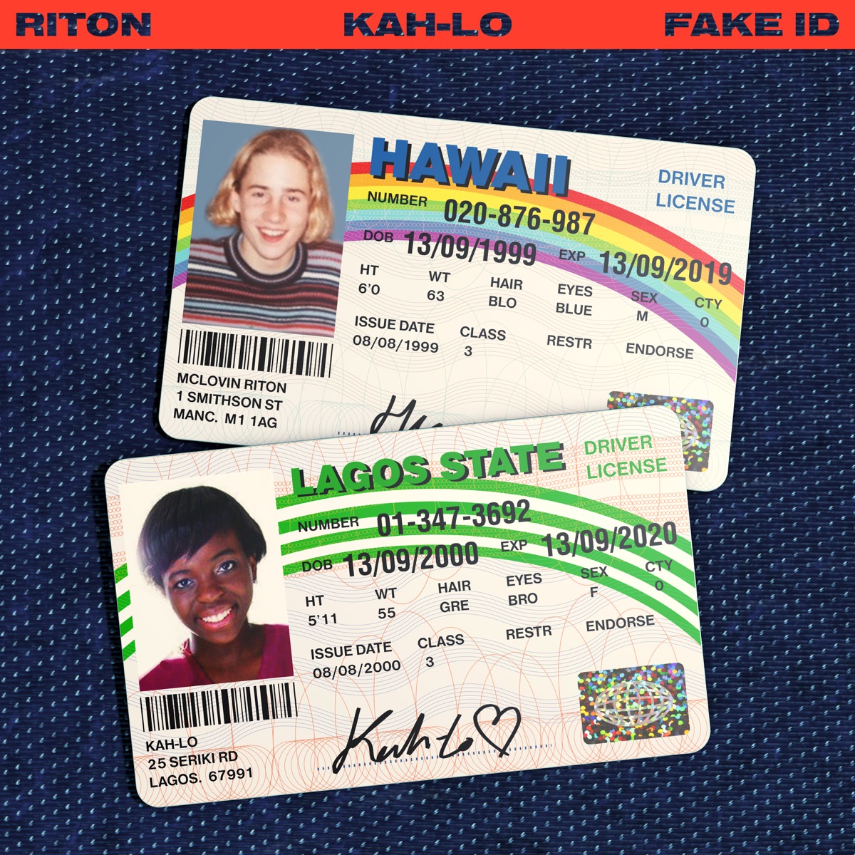 Fake ID - Single by Riton & Kah-Lo album cover