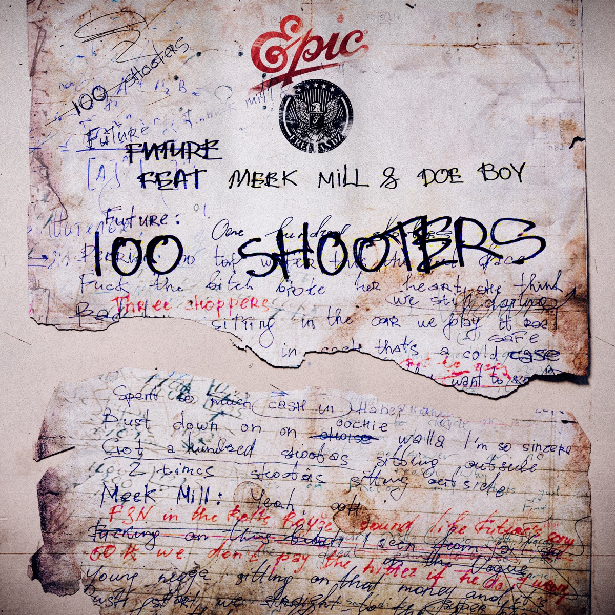 100 Shooters (feat. Meek Mill & Doe Boy) - Single by Future album cover