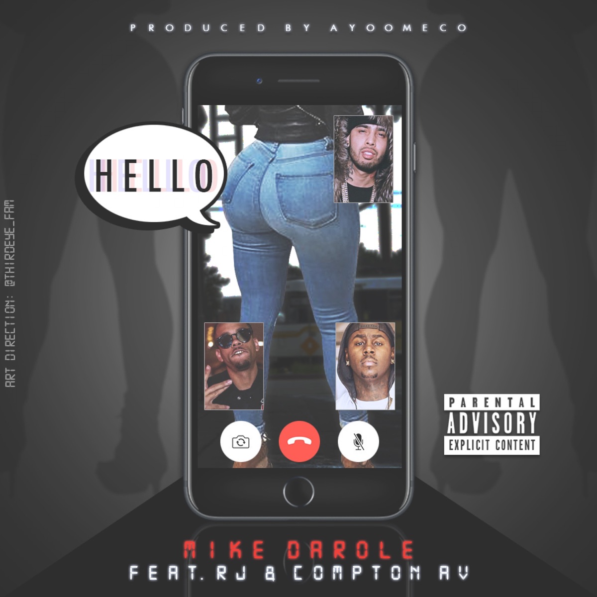 HELLO (feat. RJ & Compton Av) - Single by Mike Darole album cover
