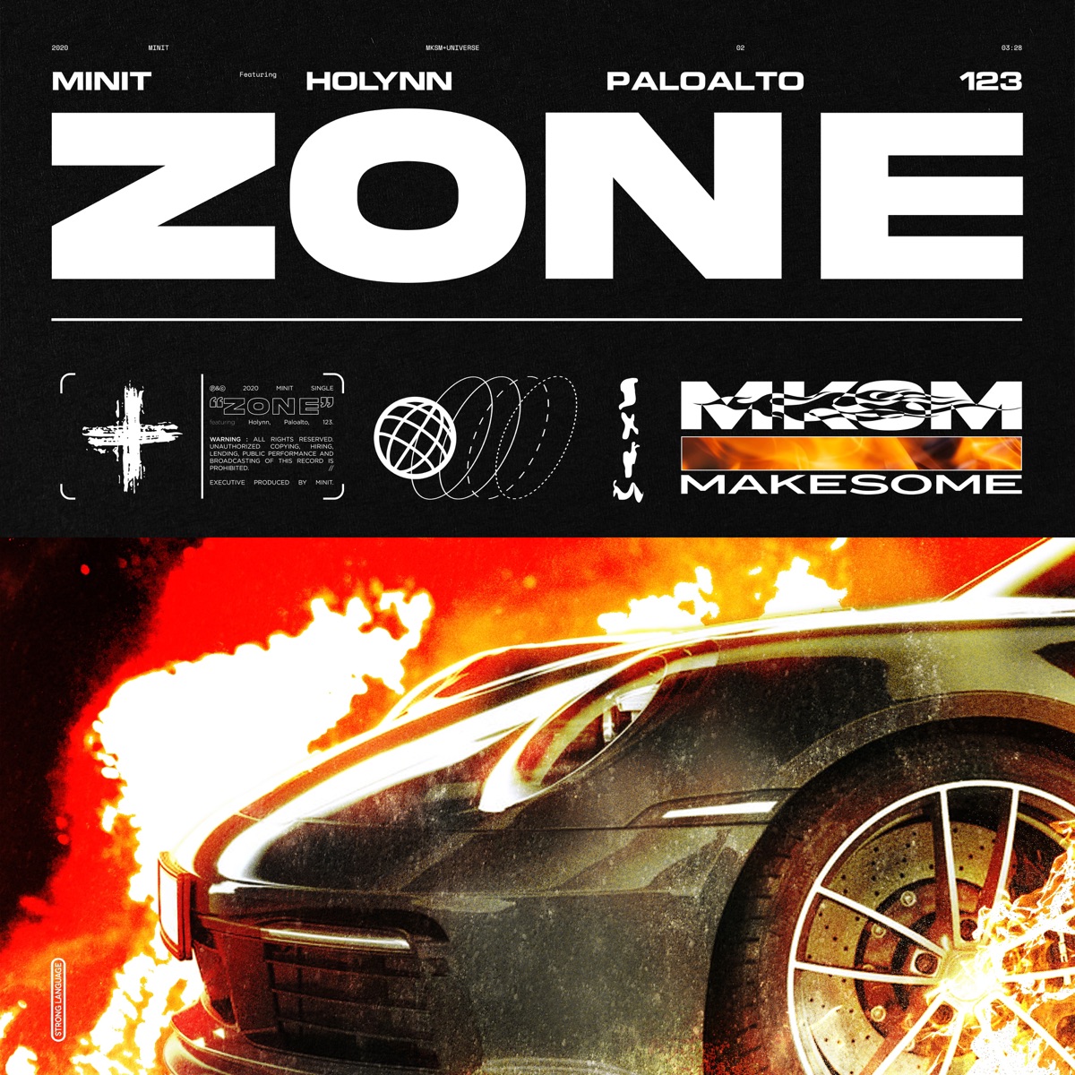 zone (feat. Holynn, Paloalto, 123) - Single by Minit album cover