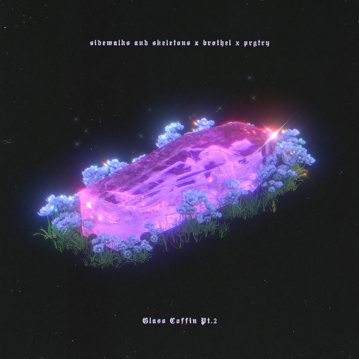 Glass Coffin, Pt. 2 - Single by Sidewalks and Skeletons, Brothel & Prgtry album cover