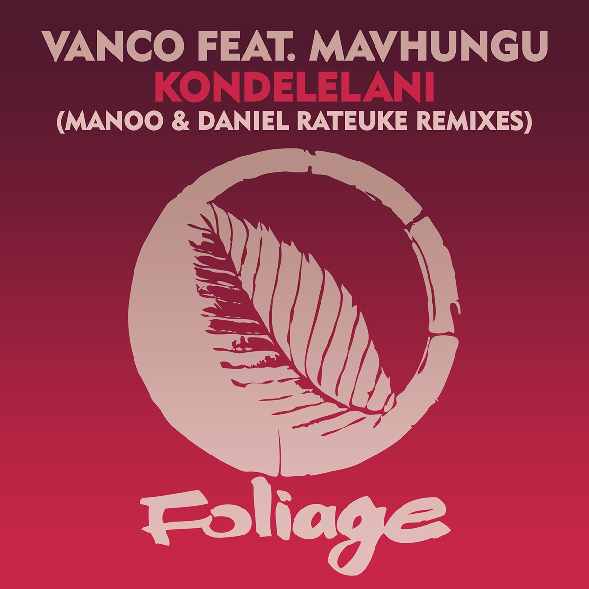 Kondelelani (feat. Mavhungu) [Manoo & Daniel Rateuke Remixes] by Vanco album cover