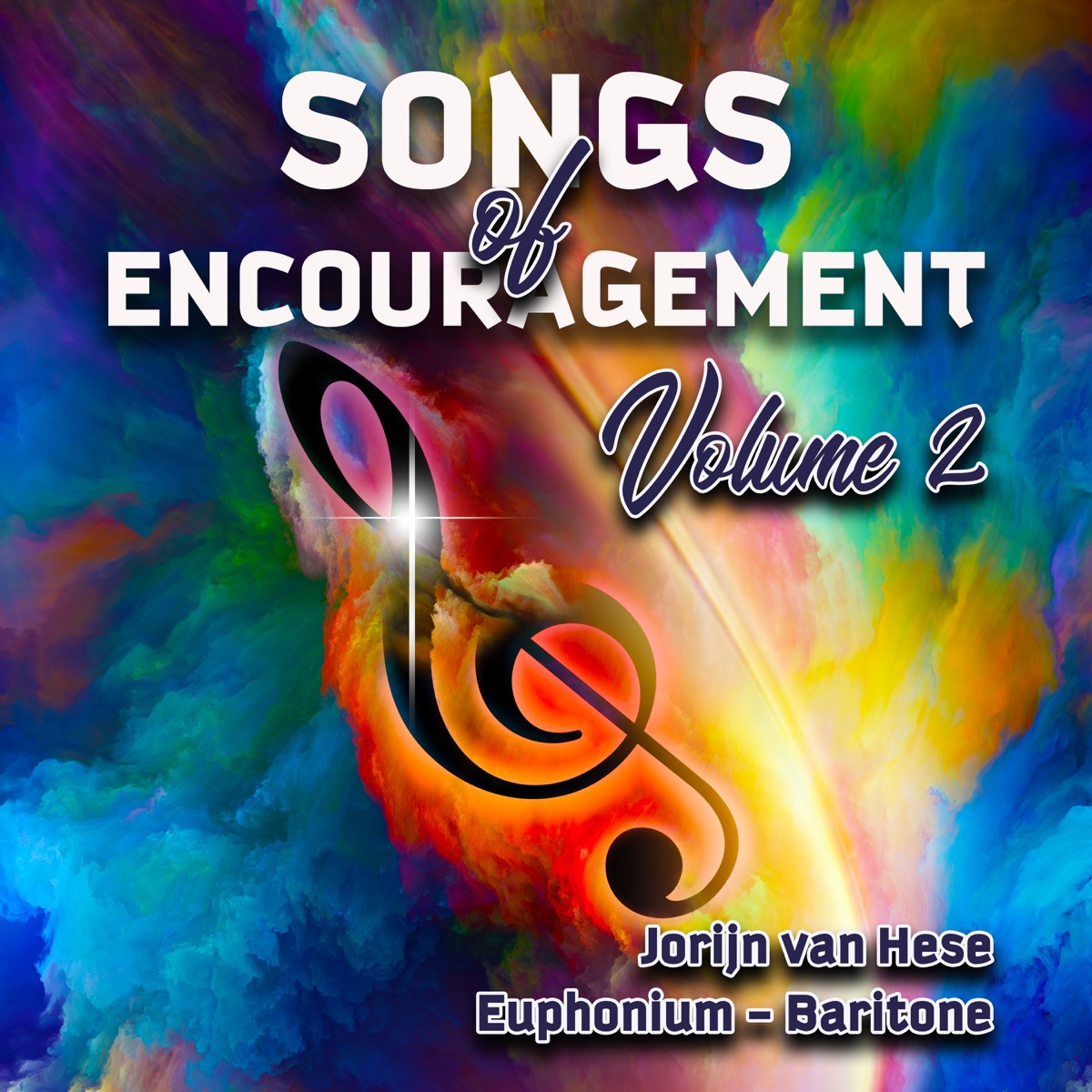 Songs of Encouragement, Vol. II (Baritone Horn, Euphonium & Tuba Multi-Track) by Jorijn van Hese album cover
