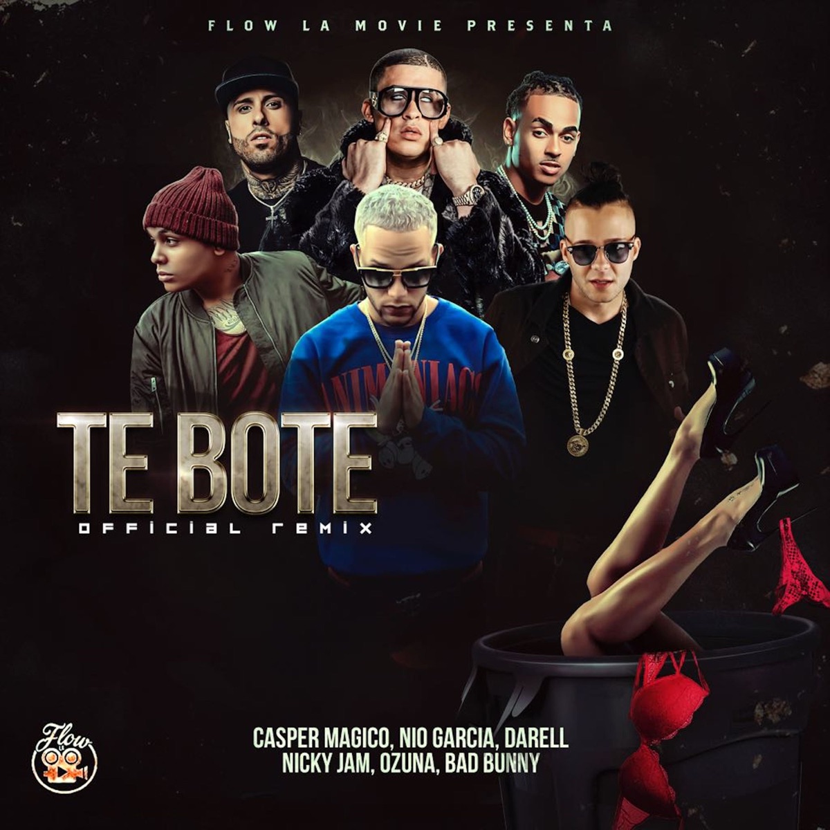 Te Boté (Remix) [feat. Darell, Nicky Jam & Ozuna] - Single by Nio García, Casper Mágico & Bad Bunny album cover