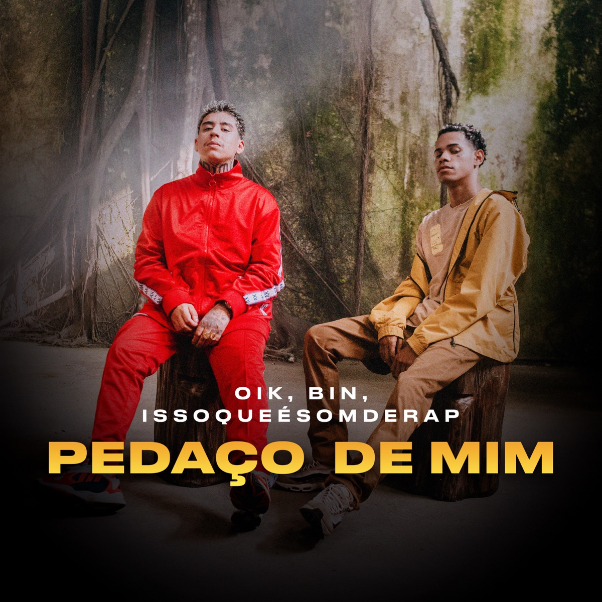 Pedaço de Mim - Single by OIK, BIN & IssoQueÉSomDeRap album cover